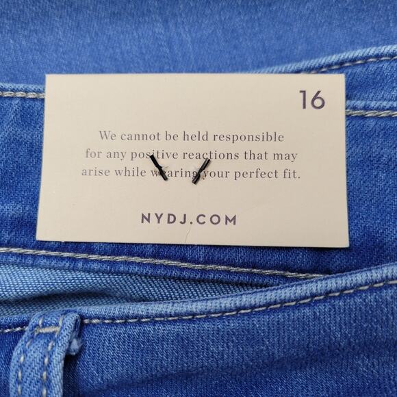 NYDJ Marilyn Edgewater Straight Ankle Jeans size 16 - Picture 10 of 16